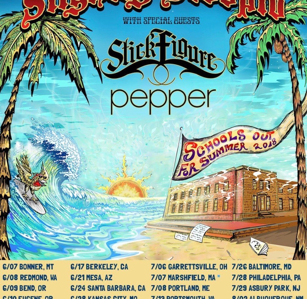 Stick Figure On Tour with Slightly Stoopid and Pepper Stick Figure